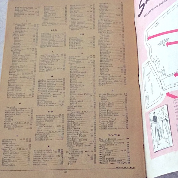 Simplicity Sewing Book Vintage 1949 - Picture 4 of 5